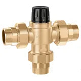 CALEFFİ Seri 5231 Merkezi sistemler için ayarlanabilir termostatik karışım vanası.