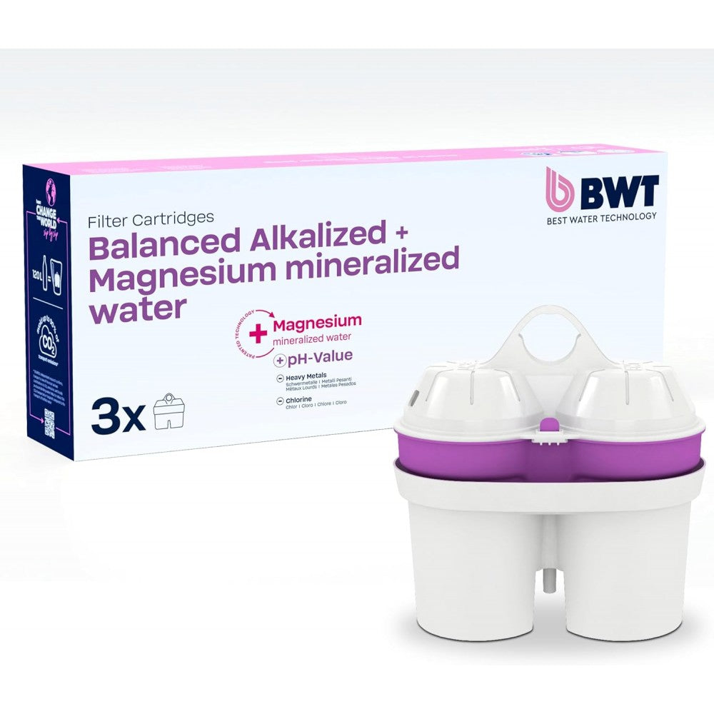BWT Dengelenmiş Alkali + Magnezyum 3'lü Filtre