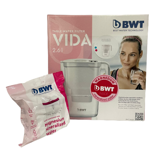 BWT VIDA 2.6 lt Analog magnezyum mineralli 3 adet Kartuş Filtreli su Arıtmalı Sürahi (815822) + (814133-B)