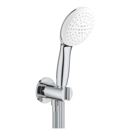 Tempesta 110 wall holder set 2-spray, with wall union, 1500mm, 7.6l/min, MENA-Grohe