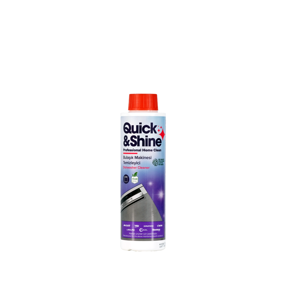 Quick&Shine bulaşık makine temizleyicisi