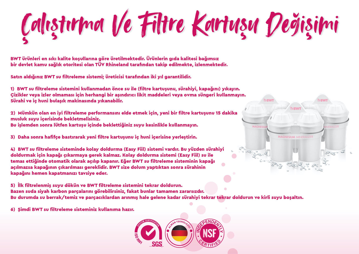 PENGUIN 2.7lt Su Arıtmalı Lacivert Sürahi BWT