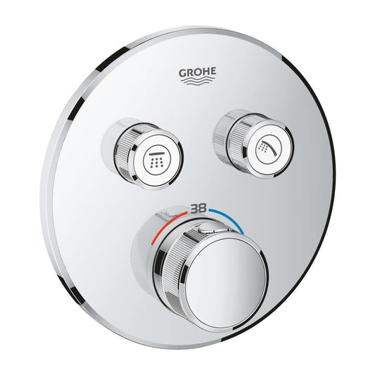 Grohtherm SmartControl Çift valfli akış kontrollü, ankastre termostatik duş bataryası-Grohe