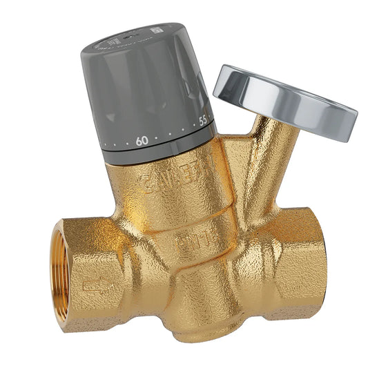 CALEFFİ Seri 116441 Termal balans vanası, kullanım sıcak suyu resirkülasyon devreleri için.
