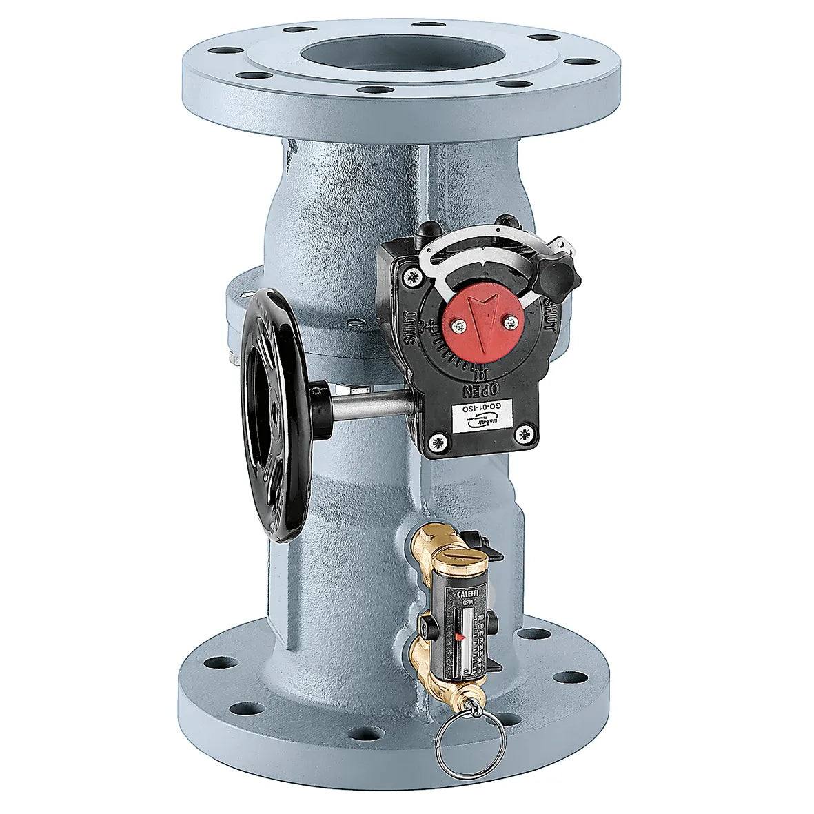 CALEFFİ Seri 132 Debimetreli balans vanası.