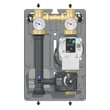 CALEFFİ Seri 167652HE3 Isıtma ve iklimlendirme sistemleri için motor kontrollü pompalı karışım ünitesi, DN 25