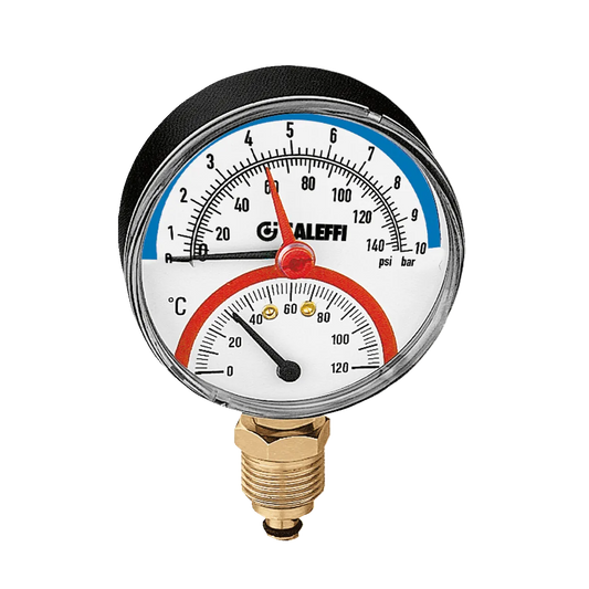 CALEFFİ Seri 503 Sıcaklık/basınç göstergesi.