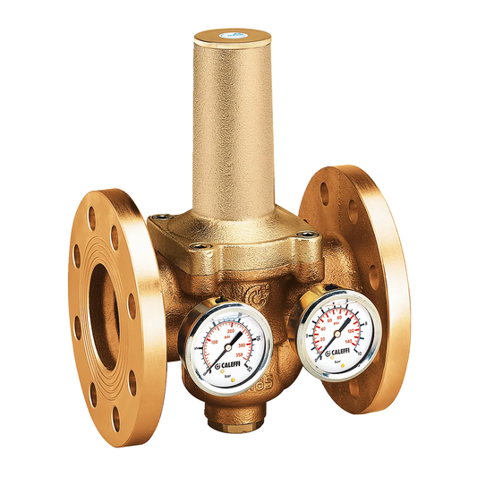 CALEFFİ Seri 5366 Değiştirilebilir kartuşlu YÜKSEK basınç düşürücü vana. PN 16 flanşlı bağlantı.