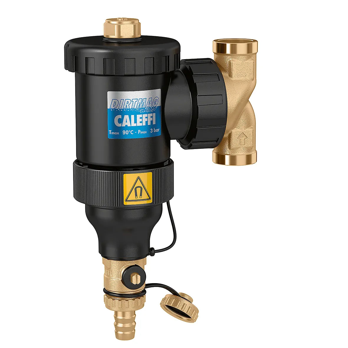 CALEFFİ Seri 5453 DIRTMAG®,YATAY VE DİKEY ALAN İÇİN Mıknatıslı tortu ayırıcı.