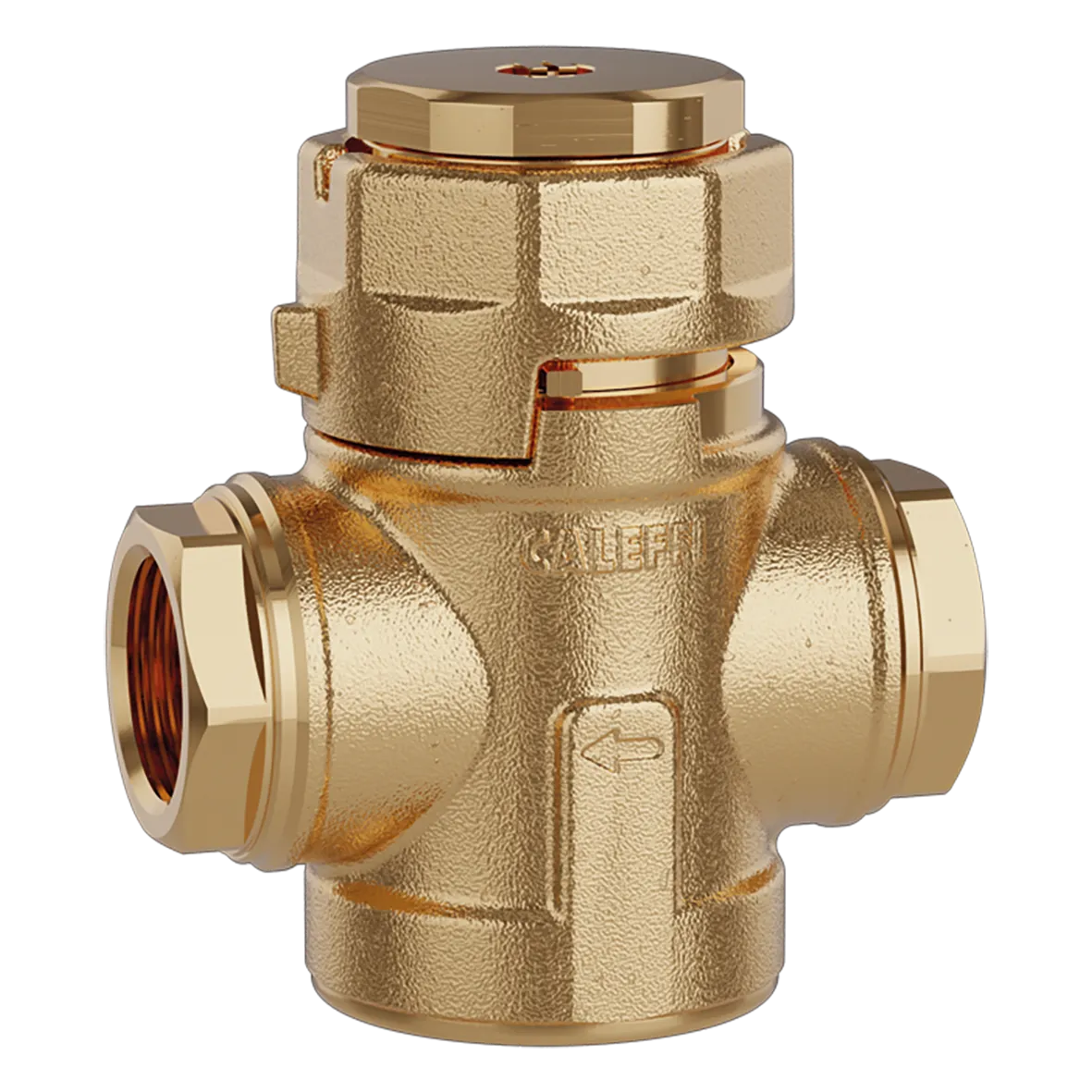 CALEFFİ Seri 577105 3/4 FILTERSTOP  Kesme özellikli kontrol edilebilir pislik tutucu.
