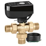 CALEFFİ Seri 644364 3BY Motorlu üç-yollu küresel yönlendirici vana