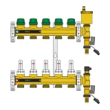CALEFFİ Seri 665 DYNAMICAL®, Ön-montajlı dağıtım kolektörü.