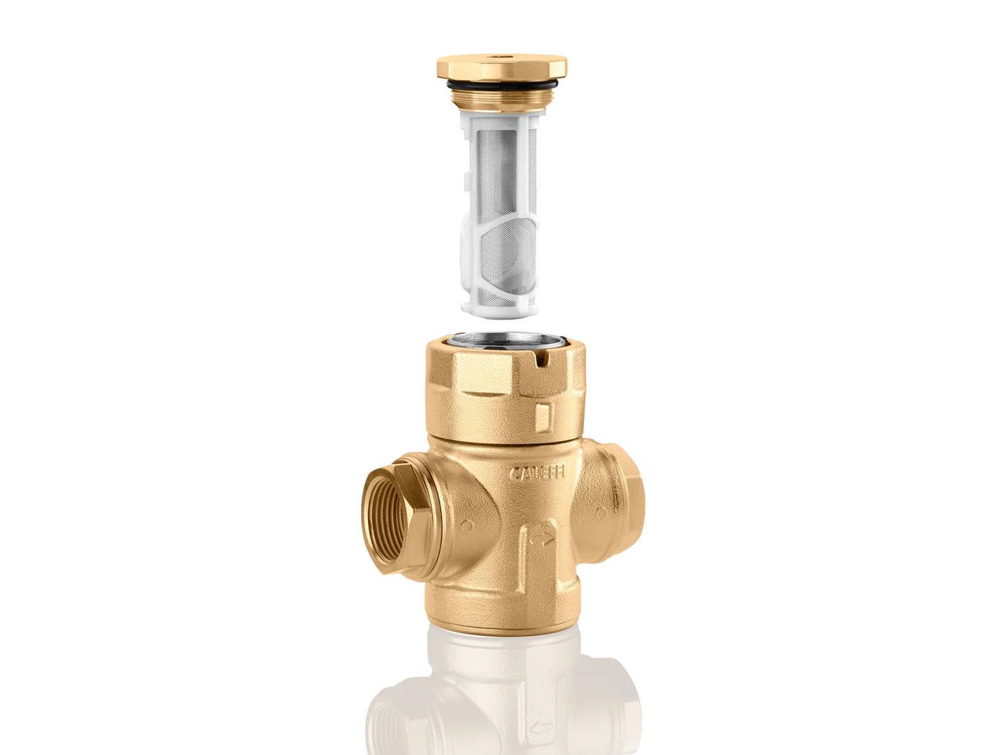 CALEFFİ Seri 577105 3/4 FILTERSTOP  Kesme özellikli kontrol edilebilir pislik tutucu.