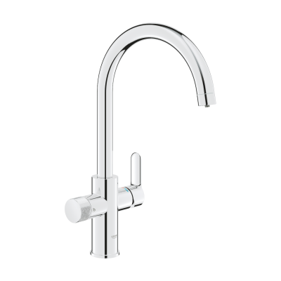 AQA drink Pure 2.0 çinko + MP200 filtre kartuşu ile GROHE marka kalitesi, musluktan akan yüksek kaliteli filtrelenmiş su anlamına gelir.