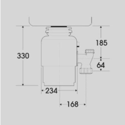 Blanco Çöp Öğütücü ISE Model 46 A/S - 410839BLANCO
