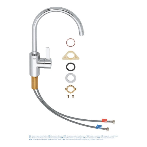 Eurosmart Cosmopolitan Tek kumandalı eviye bataryası-Grohe