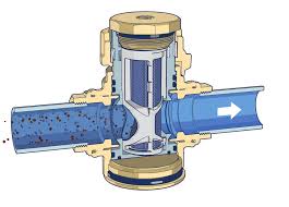CALEFFİ Seri 577105 3/4 FILTERSTOP  Kesme özellikli kontrol edilebilir pislik tutucu.