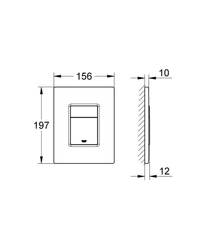 Skate Cosmopolitan Kumanda paneli-Grohe